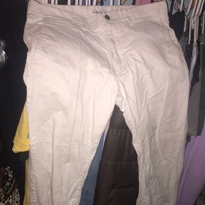 Target brand Goodfellow men's white skinny chinos 36x32